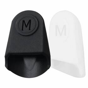 Meetoot 56416-whpc-2 2pcs M24x46mm Rubber Headjoint Cap Saxophone Clarinet Mouthpiece P