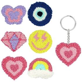 Mefatus Jy2312 Punch Needle Kit For Beginners Adults Kids Keychain Accessories For... Fast Ship