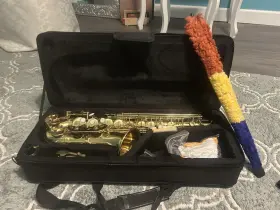 Masl92dpb Mendini Student Model E-flat Saxophone With Neck Strap And Cleaning Supplies