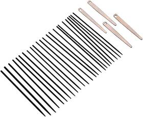 Milisten Kg3n452h18xx35av9bm 24pcs Saxophone Needle Springs Maintenance Kit M Black