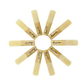 Mowind Mw013 10 Pieces 2.5 2 1/2 Reed Bamboo Eb Alto Sax Saxophone Reeds Set Accessory Par
