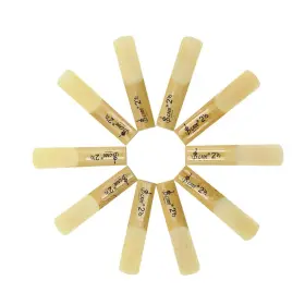 Mw013 Mowind 10 Pieces 2.5 2 1/2 Reed Bamboo Eb Alto Sax Saxophone Reeds Set Accessory Par