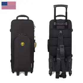 B0g1l8bgd3 Omebaige Sax Cases Wheels Lightweight Alto Case For Eb Saxophone