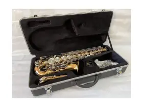 6004k Opus Usa By Ktone Professional Gold Alto Saxophone With Silver Plated Key Sax