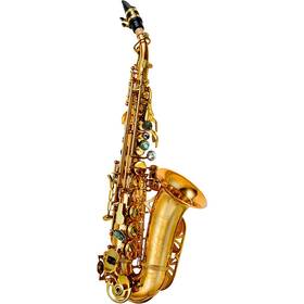 P. Mauriat 197881285388 P. System-76s Curved Soprano Saxophone Gold Lacquer Ob