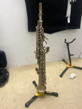 P. Mauriat 889406432505 System 76 Professional Soprano Saxophone Dark Lacquer