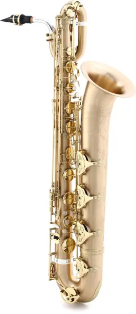 Lebravo200b P. Mauriat Le Bravo 200 Baritone Saxophone - Gold Brass Matte Body