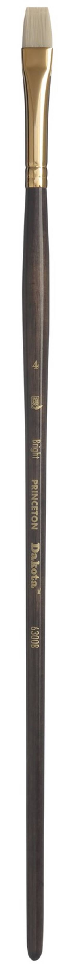 Pacon 5a002zbt-1h0s9 Princeton Series 630 Dakota Synthetic Bristle Brush-long Handle Bright Size 4