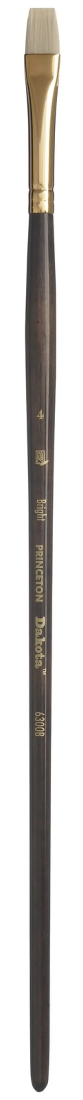 5a002zbt-1h0s9 Pacon Princeton Series 630 Dakota Synthetic Bristle Brush-long Handle Bright Size 4