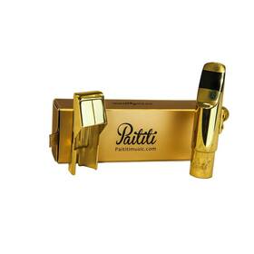 Paititi Pttalmp006 Professional Gold Plated Alto Saxophone Metal Mouthpiece #6