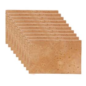 Piutouyar Wq1113102 10 Pcs Alto Sax Neck Cork Sheet Universal Saxophone Cork