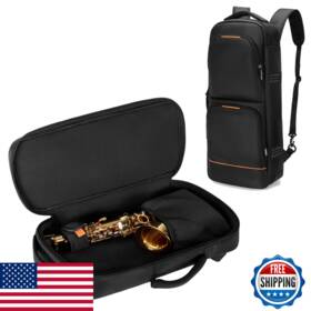 Rexmica B0d1kjqn8l Padded Alto Sax Case Bag Backpack Hidden Shoulder