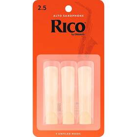 Rico 046716572769 Alto Saxophone Reeds Box Of 3 Strength 2.5