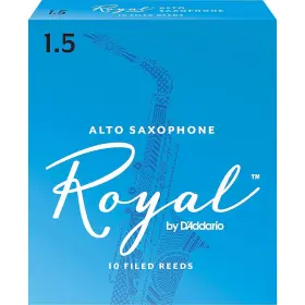 Rjb1015 Rico Royal Alto Saxophone Reeds Strength 1.5 Rjb1015 Rico Royal Alto Saxophone Reeds Strength 1.5