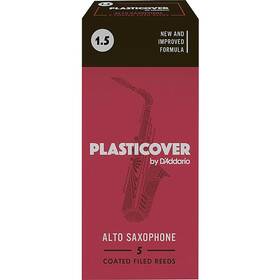 Rico Rrp05asx150 Plasticover Alto Saxophone Reeds Strength 1.5 Box Of 5