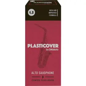 Rrp05asx150 Rico Plasticover Alto Saxophone Reeds Strength 1.5 Box Of 5