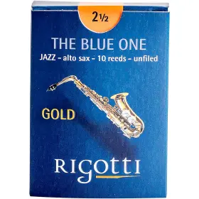 As25m Rigotti Gold Alto Saxophone Reeds Strength 2.5 Medium