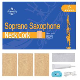 Rochix 1890 735279850031 Soprano Saxophone Sax Joint Cork Replacement Kit