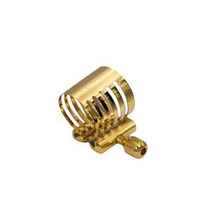 Rovner Pg-1r Ligature And Plastic Cap For Bb Clarinet - Platinum Gold Ha