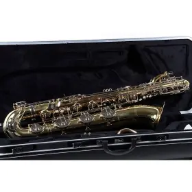 Selmer 197881148515 300 Series Baritone Saxophone Lacquer Nickel Plated Keys Ob