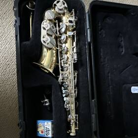 Selmer 805091 Alto Saxophone Brass Gold Lacquered Eb With Case And Mouthpiece