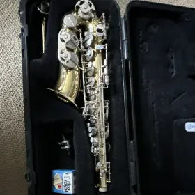805091 Selmer Alto Saxophone Brass Gold Lacquered Eb With Case And Mouthpiece