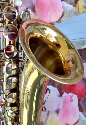 717635 Selmer/buescher 1977 Inch 400 Tenor Sax With New Silver Neck And Gold 7 Mpc.- Nice