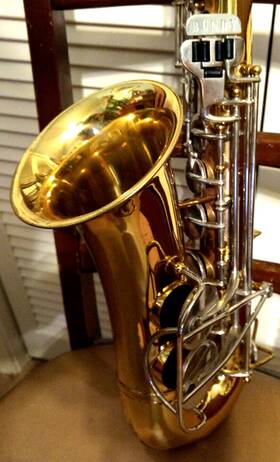 Selmer Bundy 647933 Vint. 1975 Gold/silver Keys Alto Sax For Parts Or Repairs - No Case
