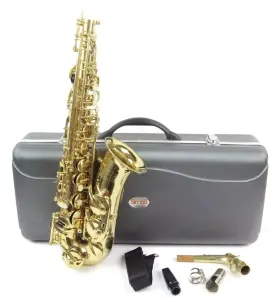 08400602 Simba Lsa4775 Student Alto Saxophone Model Sn With Hard Case