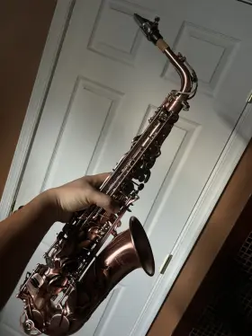 Dpd0480122895420xy Slade Eb Alto Saxophone Vintage Red Bronze Sax With Mouthpiece Carry Case L7e0