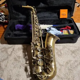 Wts5438704927272zt Slade Red Bronze Alto Saxophone Eb E-flat Sax With Accessories