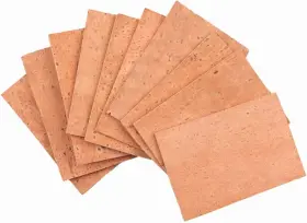 P12-l56 Szzijia 10pcs Sax Saxophone Soprano Tenor Alto Neck Cork 61x39x2mm Natural