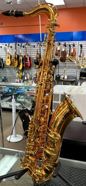 Tsts-7000 Taishan Professional Gold Tenor Sax-tone Bb Key With High F To F# -case And More