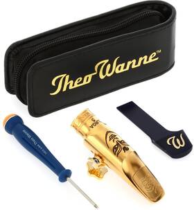 Theo Wanne Du5-ag6 Durga 5 Alto Saxophone Mouthpiece - 6 Gold-plated