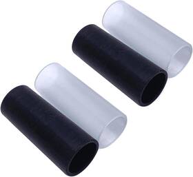 Tuoren Gsd5424 Alto Saxophone Neck Silicone Tube Supersede Traditional Sax Black Clear