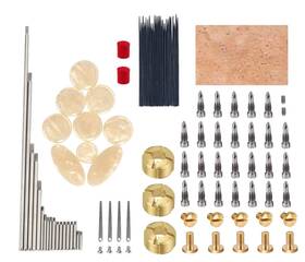 Tuoren T0568 Set Of Alto Saxophone Repair Kits Wind Musical Instrument Parts Silver