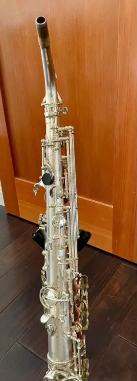 717335 Unison S300 Series Alto Saxophone Eb Silver Plated Hand Engraved