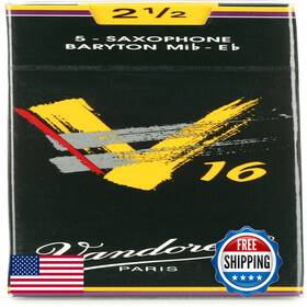 Vandoren B01msdk2xa Sr7425 Baritone Sax V16 Reeds Strength 2.5 Of 5
