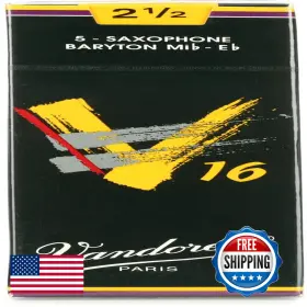 B01msdk2xa Vandoren Sr7425 Baritone Sax V16 Reeds Strength 2.5 Of 5
