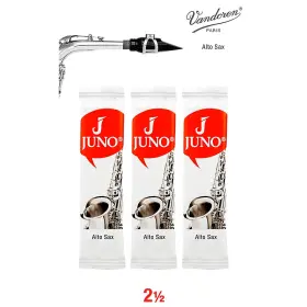 Jsr6125 Vandoren Jsr6125/3 Juno Alto Sax 3 Reed Card 2.5