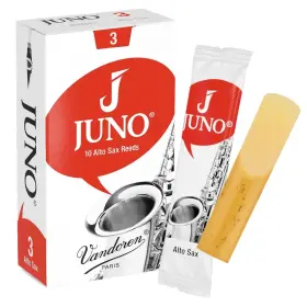 Jsr613 Vandoren Juno Brass And Woodwind Instrument Reeds Pack Of 10 Strength 1.5 For Beginners