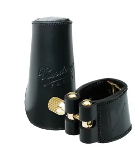 Lc27l Vandoren Leather Ligature And Cap For Alto Sax With 3 Interchan