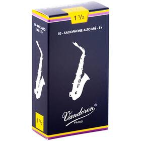 Vandoren Sr2115 Alto Saxophone Reeds Strength 1.5 Box Of 10