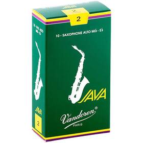 Vandoren Sr262 Java Alto Saxophone Reeds Strength - 2 Box Of 10
