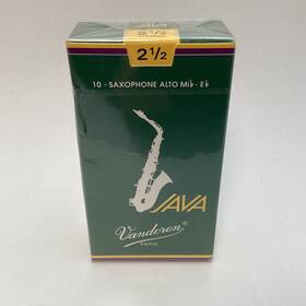 Vandoren Sr2625 Java Alto Saxophone Reeds 2.5 Box Of 10 - Factory Sealed Read