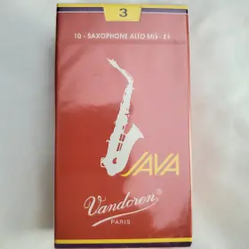Sr263r Vandoren Nib Java Red Alto Saxophone Reeds Strength 3 Box Of 10 Sealed Sax