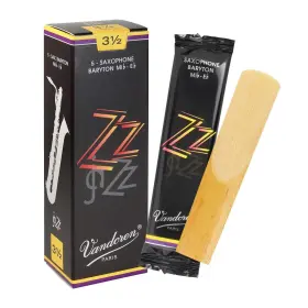 Sr4435 Vandoren Bari Sax Zz Reeds Strength 3.5 Box Of 5
