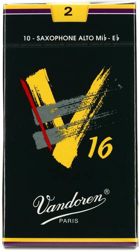 Vandoren Sr702 - V16 Alto Saxophone Reeds 2.0 10-pack