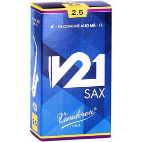 Vandoren Sr8125 V21 Alto Saxophone Reeds 2.5