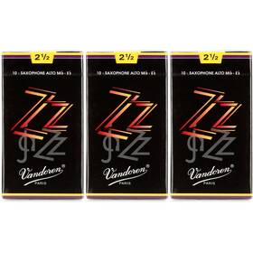 Vandoren Vazzas2.5-3b Zz Alto Saxophone Reeds - 2.5 30-pack